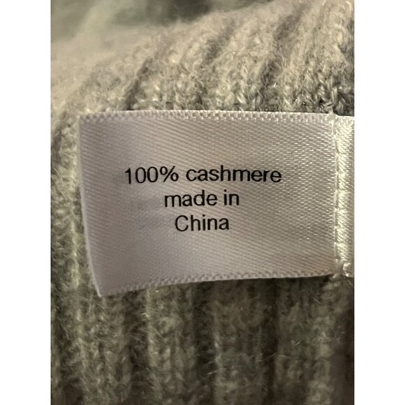 Lane Bryant Boyfriend Cardigan Womens 18/20 Gray 100% Cashmere Used - Picture 8 of 12